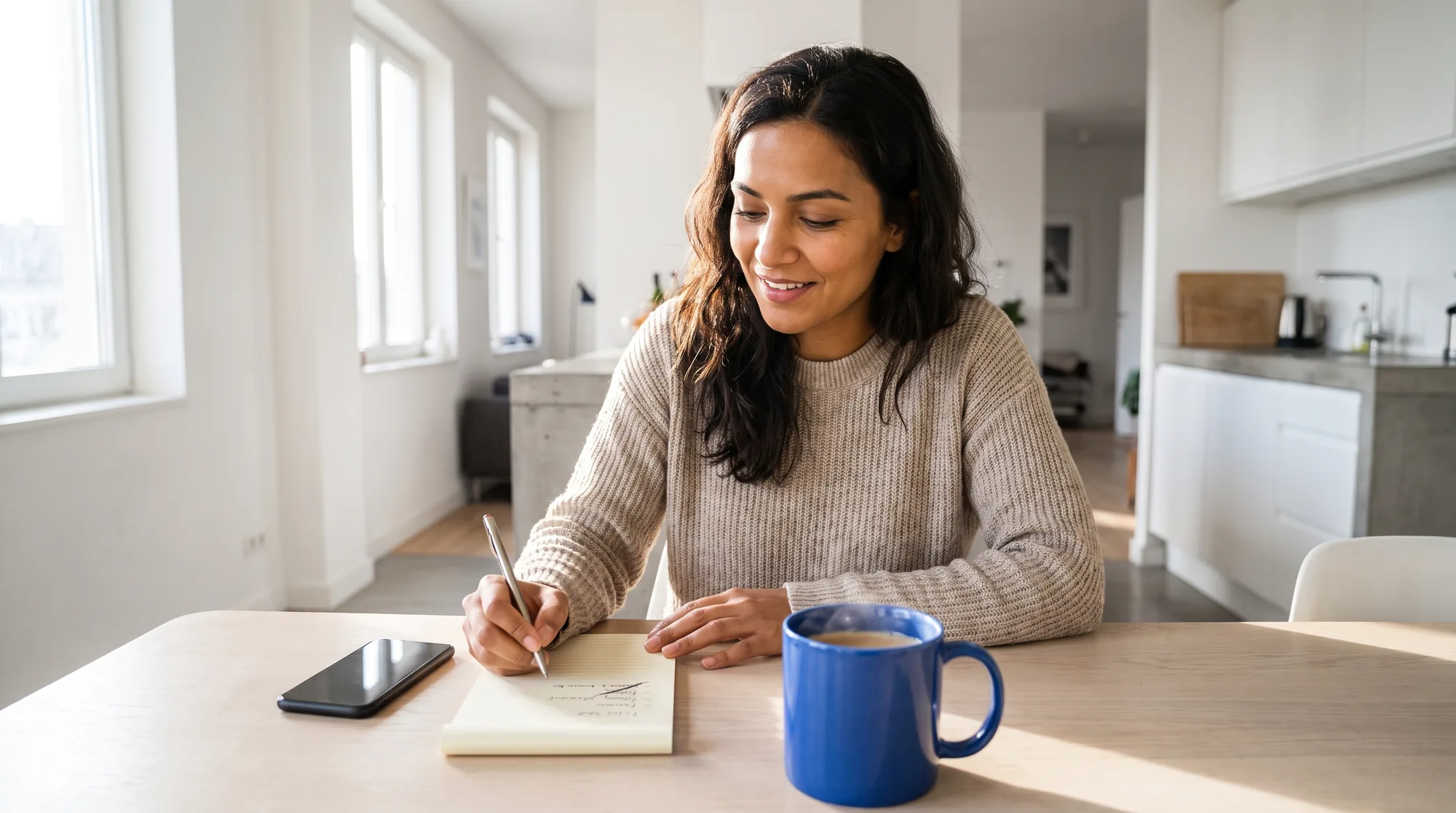 A person reviewing subscriptions and recurring spending at a desk